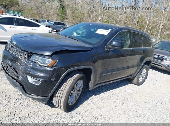 1C4RJFAG3MC827837 2021 JEEP GRAND CHEROKEE Black წინა მარცხენა ხედი სამი მეოთხედიდან