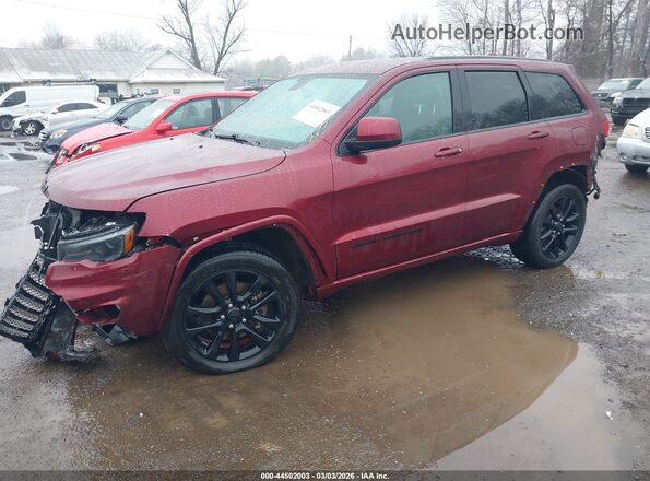 1C4RJFAG4MC766773 2021 JEEP GRAND CHEROKEE Burgundy Front left