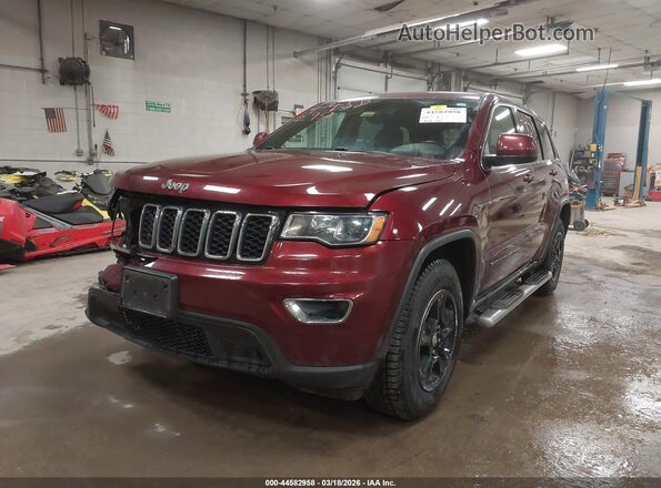 1C4RJFAG5HC674626 2017 JEEP GRAND CHEROKEE Red Vista tres cuartos delantera izquierda