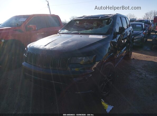 1C4RJFAG9KC743440 2019 JEEP GRAND CHEROKEE Black წინა მარცხენა ხედი სამი მეოთხედიდან