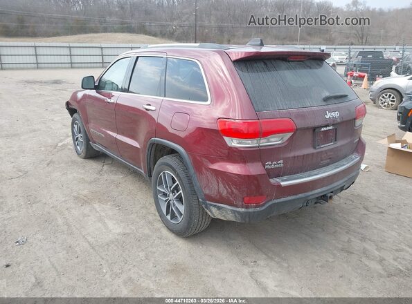 1C4RJFBG1JC388938 2018 JEEP GRAND CHEROKEE Красный Задняя левая четверть