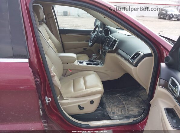 1C4RJFBG1JC388938 2018 JEEP GRAND CHEROKEE Красный Вид салона спереди