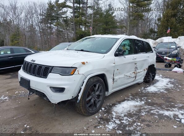 1C4RJFBG2MC621326 2021 JEEP GRAND CHEROKEE White წინა მარცხენა ხედი სამი მეოთხედიდან