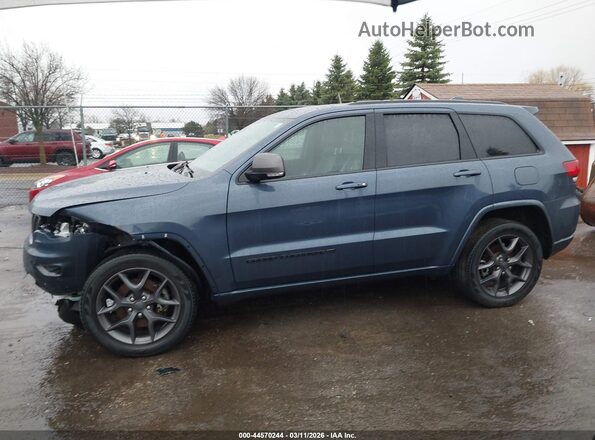 1C4RJFBG7MC653589 2021 JEEP GRAND CHEROKEE Blue Widok wnętrza z tyłu