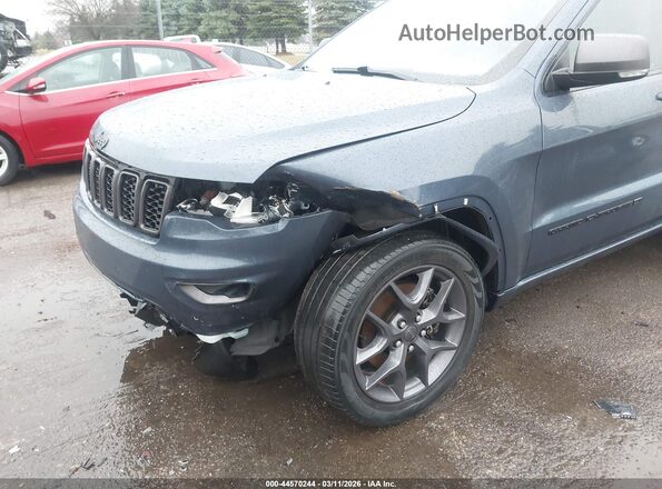 1C4RJFBG7MC653589 2021 JEEP GRAND CHEROKEE Blue Widok z przodu