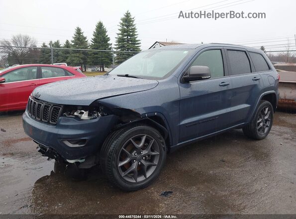 1C4RJFBG7MC653589 2021 JEEP GRAND CHEROKEE Blue Przód lewy