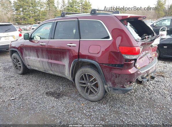 1C4RJFBG8JC216079 2018 JEEP GRAND CHEROKEE Red Հետևի ձախ