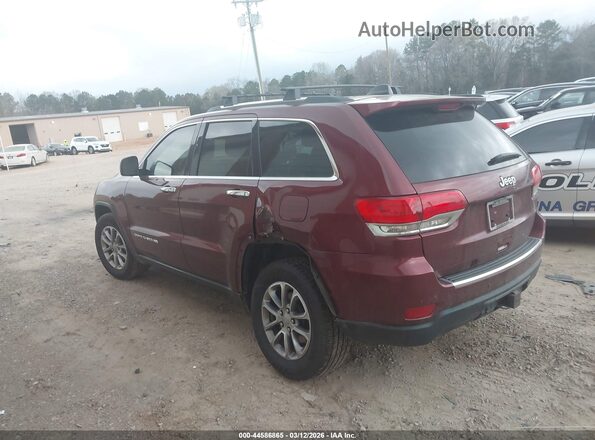1C4RJFBG9GC409267 2016 JEEP GRAND CHEROKEE Бордовый 