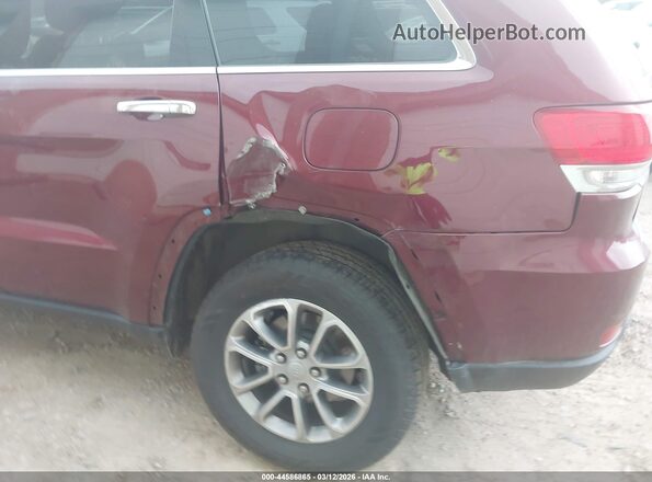 1C4RJFBG9GC409267 2016 JEEP GRAND CHEROKEE Бордовый Вид спереди
