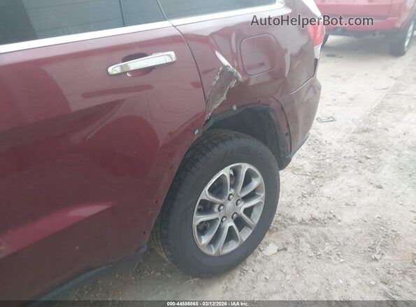 1C4RJFBG9GC409267 2016 JEEP GRAND CHEROKEE Бордовый Вид щитка приборов