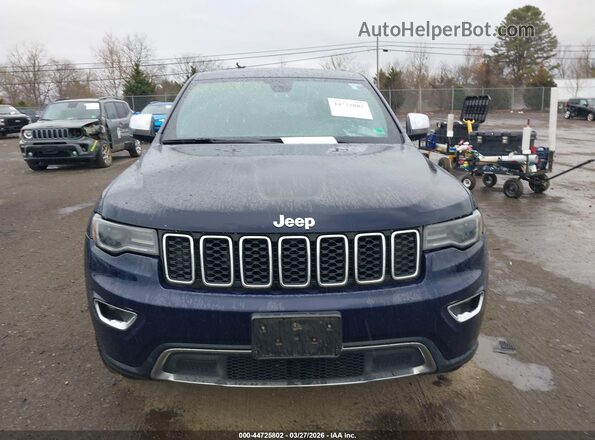 1C4RJFBG9HC646004 2017 JEEP GRAND CHEROKEE Blue Вид щитка приладів