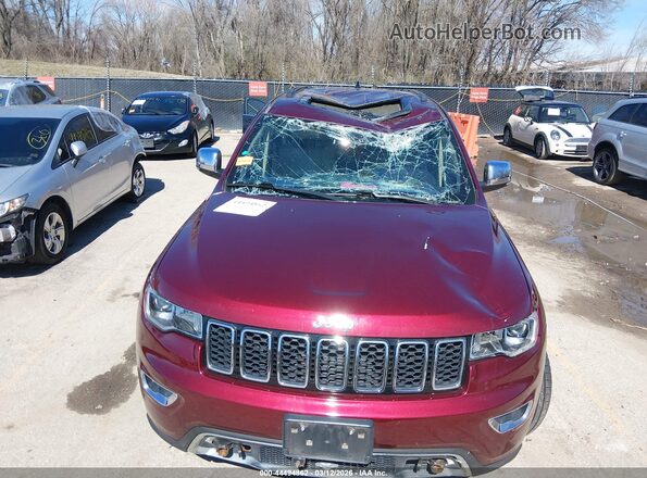 1C4RJFBGXHC663166 2017 JEEP GRAND CHEROKEE Red Vista frontal