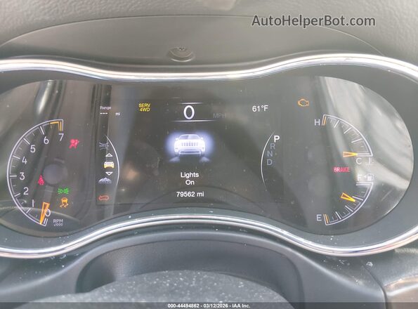 1C4RJFBGXHC663166 2017 JEEP GRAND CHEROKEE Red Vista de los asientos traseros