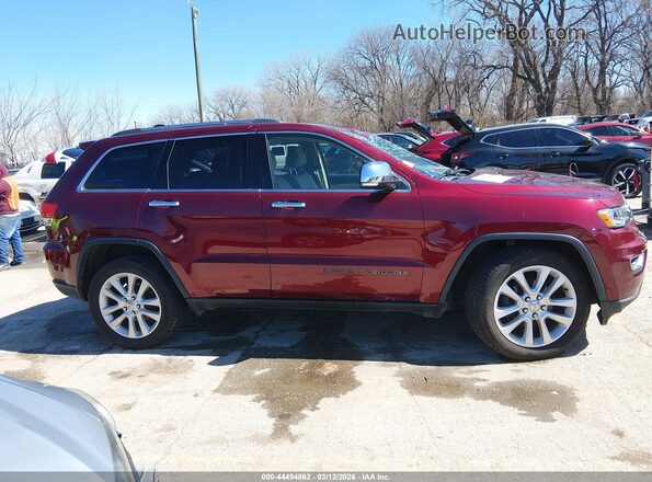 1C4RJFBGXHC663166 2017 JEEP GRAND CHEROKEE Red Vista interior trasera