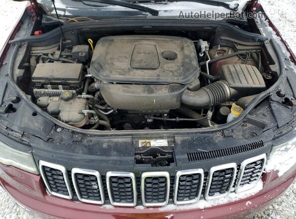 1C4RJFBGXMC583277 2021 JEEP GRAND Burgundy ძრავის განყოფილების ხედი
