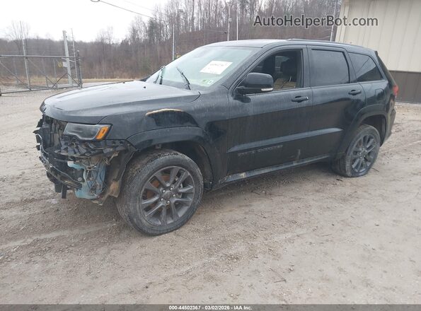 1C4RJFCG2JC424537 2018 JEEP GRAND CHEROKEE Black წინა მარცხენა ხედი სამი მეოთხედიდან