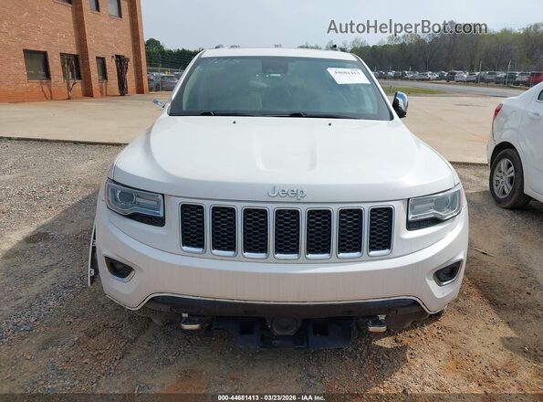 1C4RJFCG6GC429930 2016 JEEP GRAND CHEROKEE White Вид щитка приладів