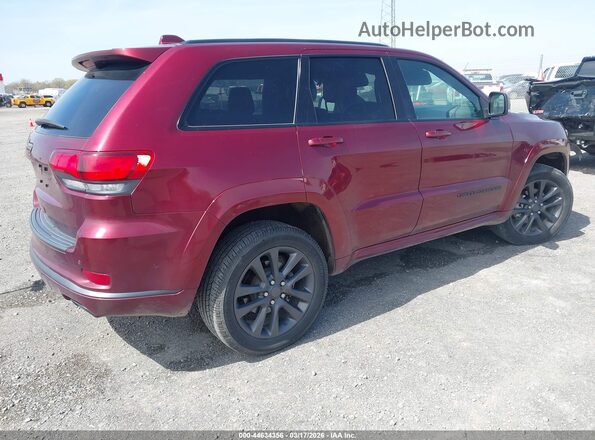 1C4RJFCG8KC700401 2019 JEEP GRAND CHEROKEE Red Trasero derecho