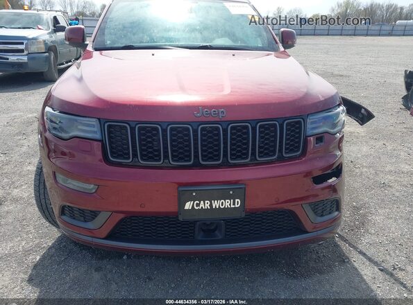 1C4RJFCG8KC700401 2019 JEEP GRAND CHEROKEE Red Vista del cuadro de instrumentos