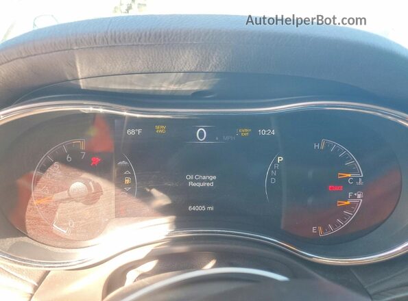 1C4RJFCGXGC366556 2016 JEEP GRAND Бордовый Вид щитка приборов