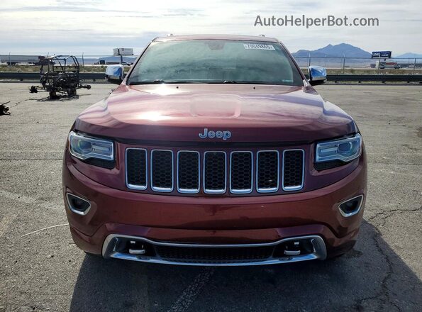 1C4RJFCGXGC366556 2016 JEEP GRAND Бордовый Вид спереди
