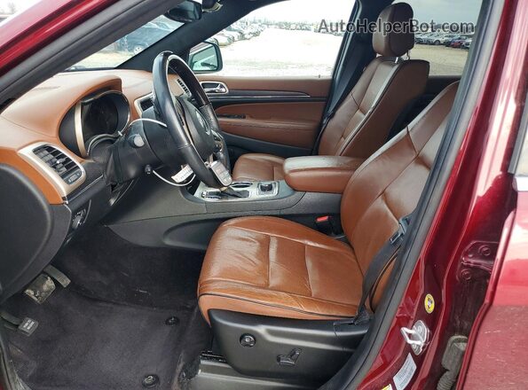 1C4RJFJT5HC940286 2017 JEEP GRAND Burgundy Вид салону спереду