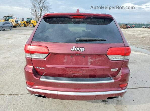 1C4RJFJT5HC940286 2017 JEEP GRAND Burgundy Вид ззаду