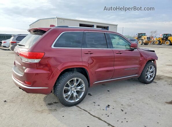 1C4RJFJT5HC940286 2017 JEEP GRAND Burgundy Задня права чверть
