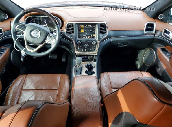 1C4RJFJT5HC940286 2017 JEEP GRAND Burgundy Вид панелі приладів