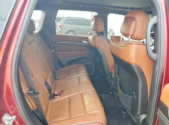 1C4RJFJT5HC940286 2017 JEEP GRAND Burgundy Вид задньої частини салону