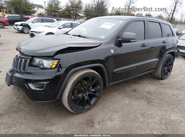 1C4RJFLG3HC821779 2017 JEEP GRAND CHEROKEE Black წინა მარცხენა ხედი სამი მეოთხედიდან