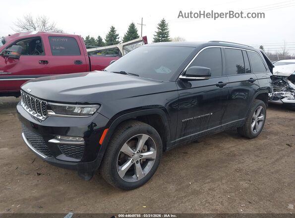 1C4RJHBG2N8614148 2022 JEEP GRAND CHEROKEE Черный Передняя левая четверть