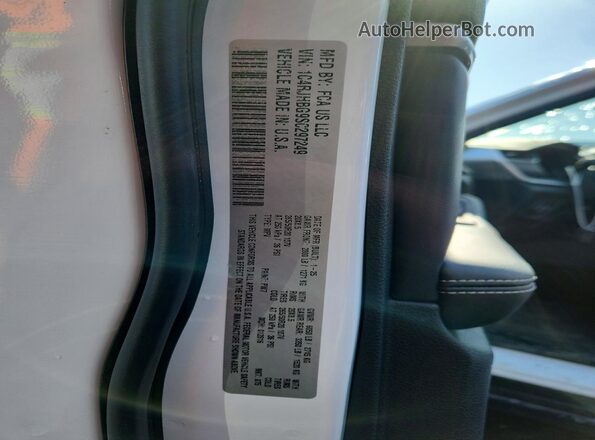 1C4RJHBG9SC297249 2025 JEEP GRAND White Widok naklejki z numerem VIN