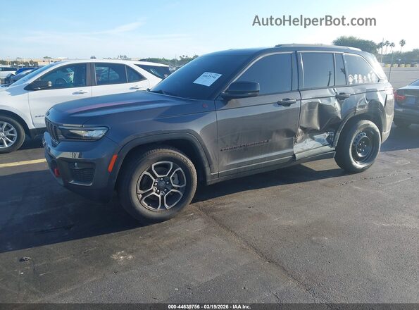 1C4RJHCG8N8627369 2022 JEEP GRAND CHEROKEE Серый Передняя левая четверть