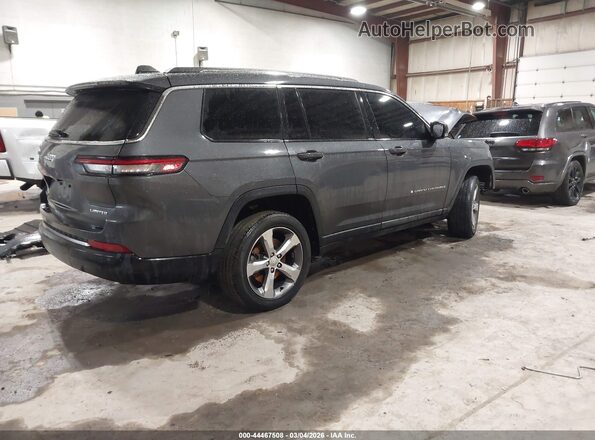 1C4RJKBG0N8538491 2022 JEEP GRAND CHEROKEE L Gray Rear right
