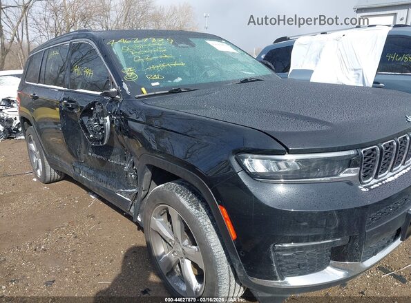 1C4RJKBG1M8122979 2021 JEEP GRAND CHEROKEE L Black Vista frontal