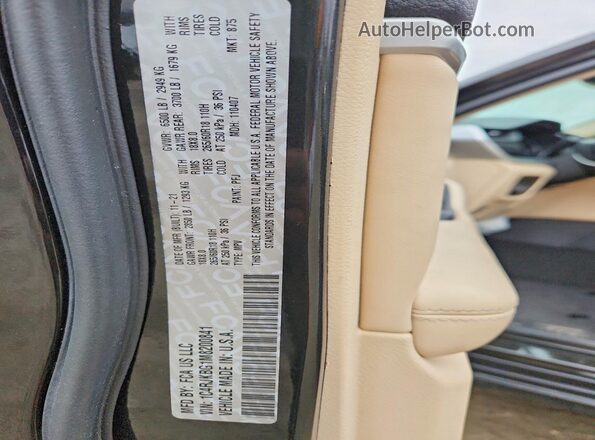 1C4RJKBG1M8200841 2021 JEEP GRAND Black VIN sticker view