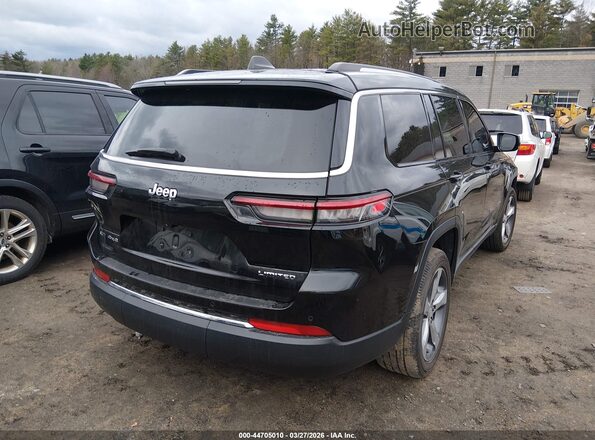 1C4RJKBG2M8133361 2021 JEEP GRAND CHEROKEE L Черный Задняя правая четверть