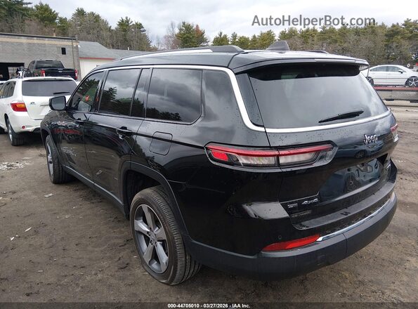 1C4RJKBG2M8133361 2021 JEEP GRAND CHEROKEE L Черный Задняя левая четверть