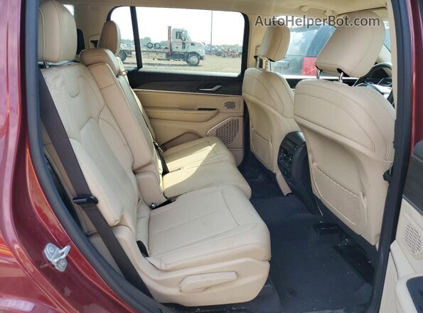 1C4RJKBG2M8140052 2021 JEEP GRAND Red Rear interior view