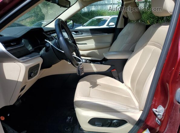 1C4RJKBG2M8140052 2021 JEEP GRAND Red Front interior view