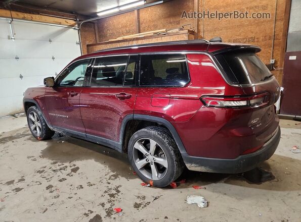 1C4RJKBG3M8147057 2021 JEEP GRAND Burgundy Rear left
