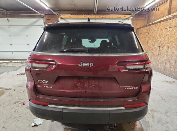 1C4RJKBG3M8147057 2021 JEEP GRAND Burgundy Rear view