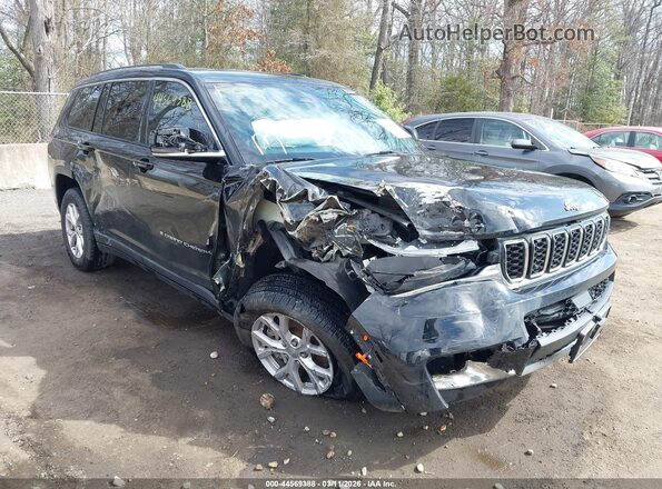 1C4RJKBG7M8170969 2021 JEEP GRAND CHEROKEE L Black Vista frontal