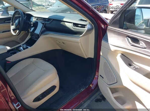 1C4RJKBG8M8189675 2021 JEEP GRAND CHEROKEE L Red წინა სალონის ხედი