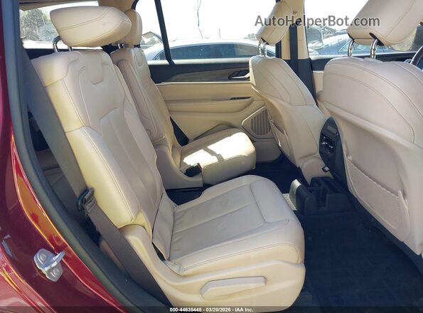 1C4RJKBG8M8189675 2021 JEEP GRAND CHEROKEE L Red VIN კოდის სტიკერის ხედი