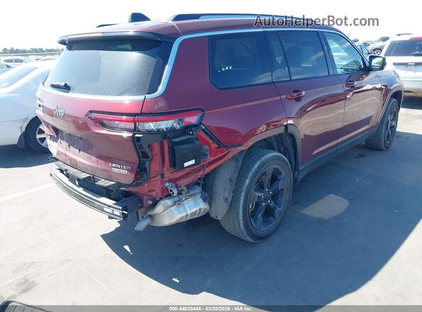 1C4RJKBG8M8189675 2021 JEEP GRAND CHEROKEE L Red უკანა მარჯვენა