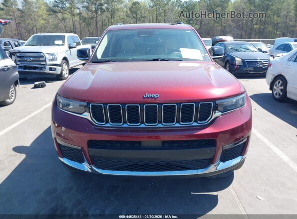 1C4RJKBG8M8189675 2021 JEEP GRAND CHEROKEE L Red უკანა სალონის ხედი