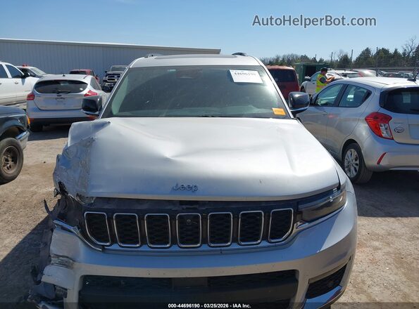 1C4RJKBG9M8105136 2021 JEEP GRAND CHEROKEE L Серебряный Вид щитка приборов