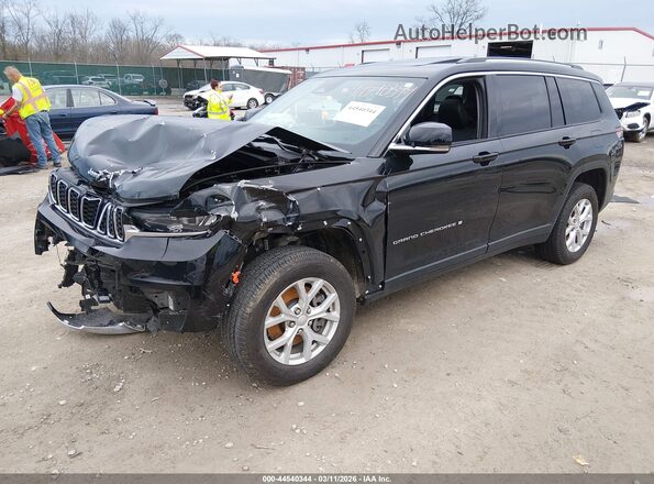 1C4RJKBG9P8810863 2023 JEEP GRAND CHEROKEE L Black Передня ліва чверть
